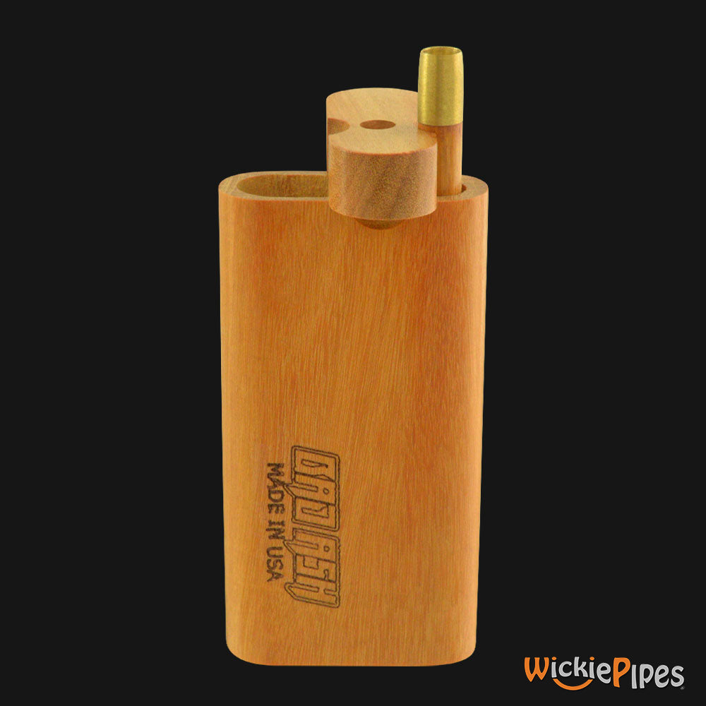 Bad Ash Chakte Viga 4-Inch Wood Dugout System open twist lid & pipe.