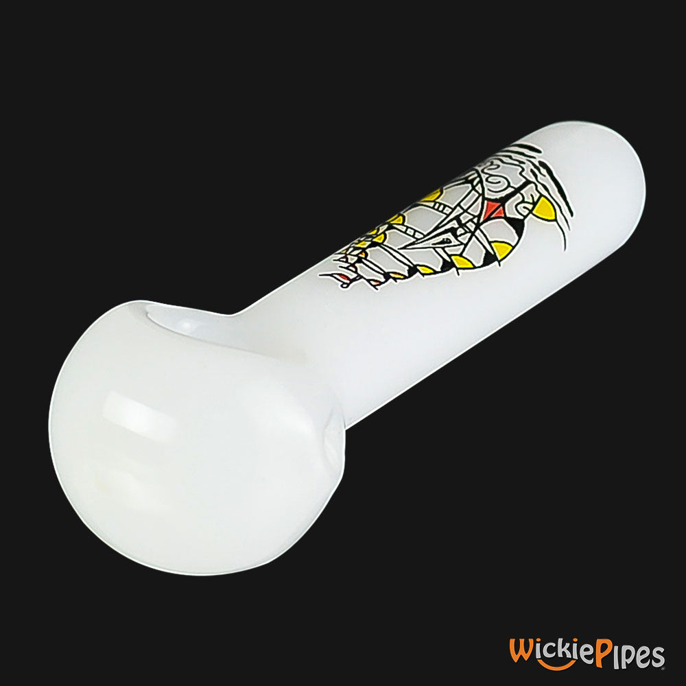 Jellyfish Glass - Tattoo 5-Inch Glass Spoon Pipe