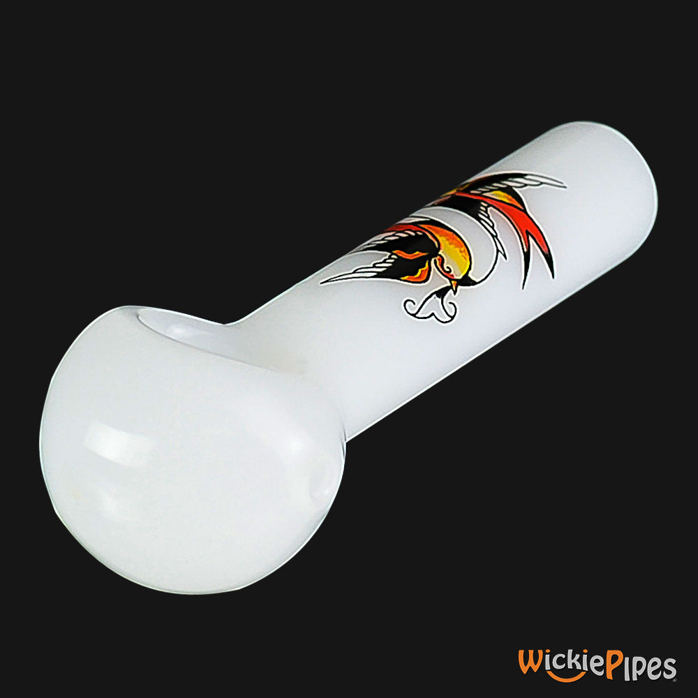 Jellyfish Glass - Tattoo 5-Inch Glass Spoon Pipe