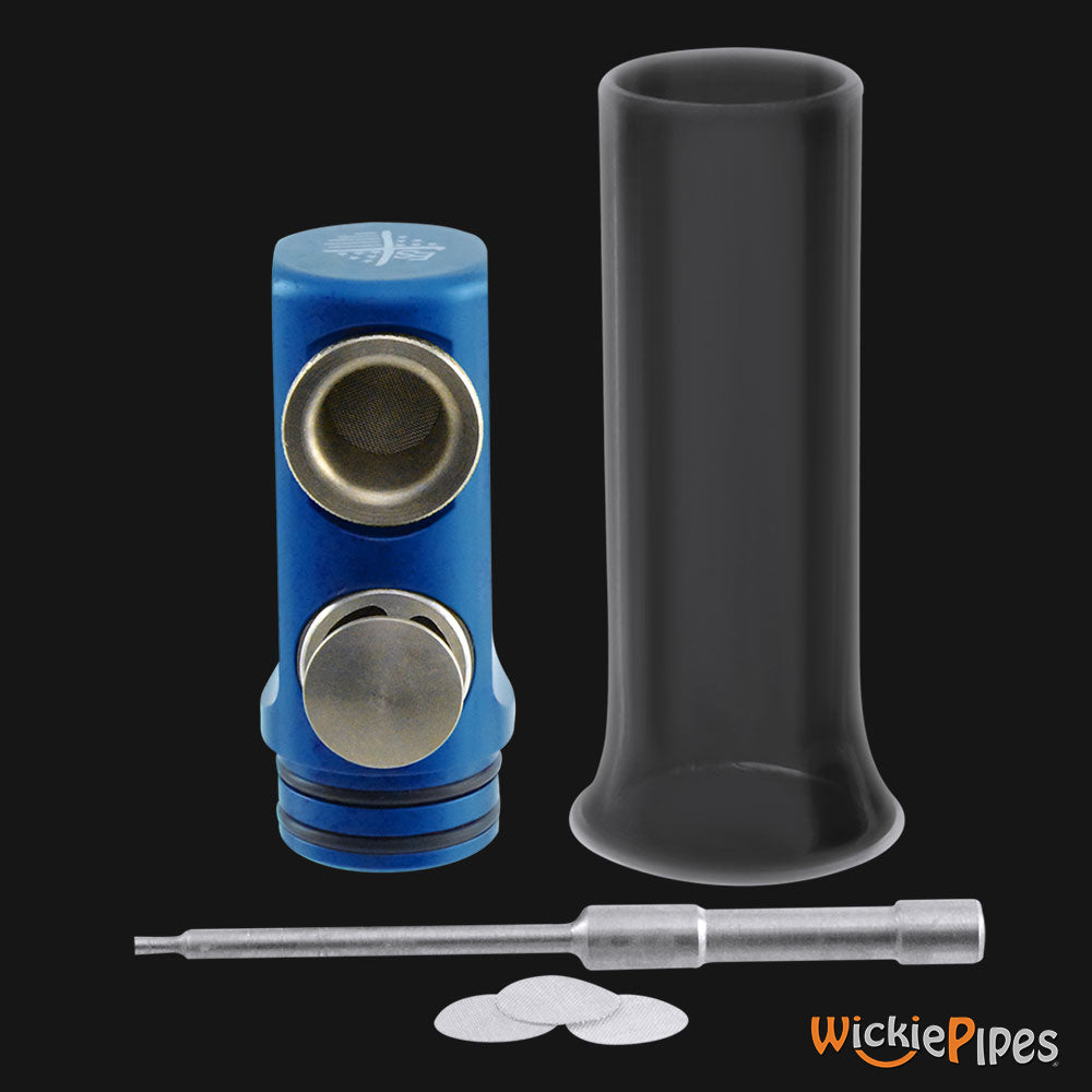 Fumo Pipe Blue Original mouthpiece off screens and poker.