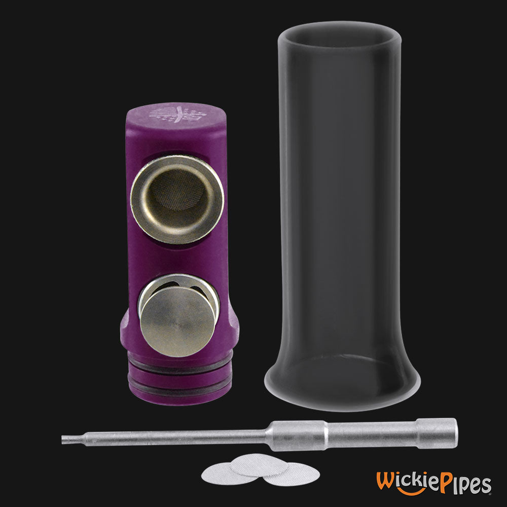 Fumo Pipe Purple Original mouthpiece off screens and poker.