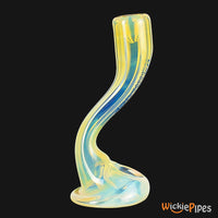 Thumbnail for Chameleon Glass - Ashcatcher Color Changing Stand Up 5-Inch Glass Sherlock Pipe