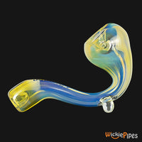 Thumbnail for Chameleon Glass - Ashcatcher Color Changing 5-Inch Glass Sherlock Pipe