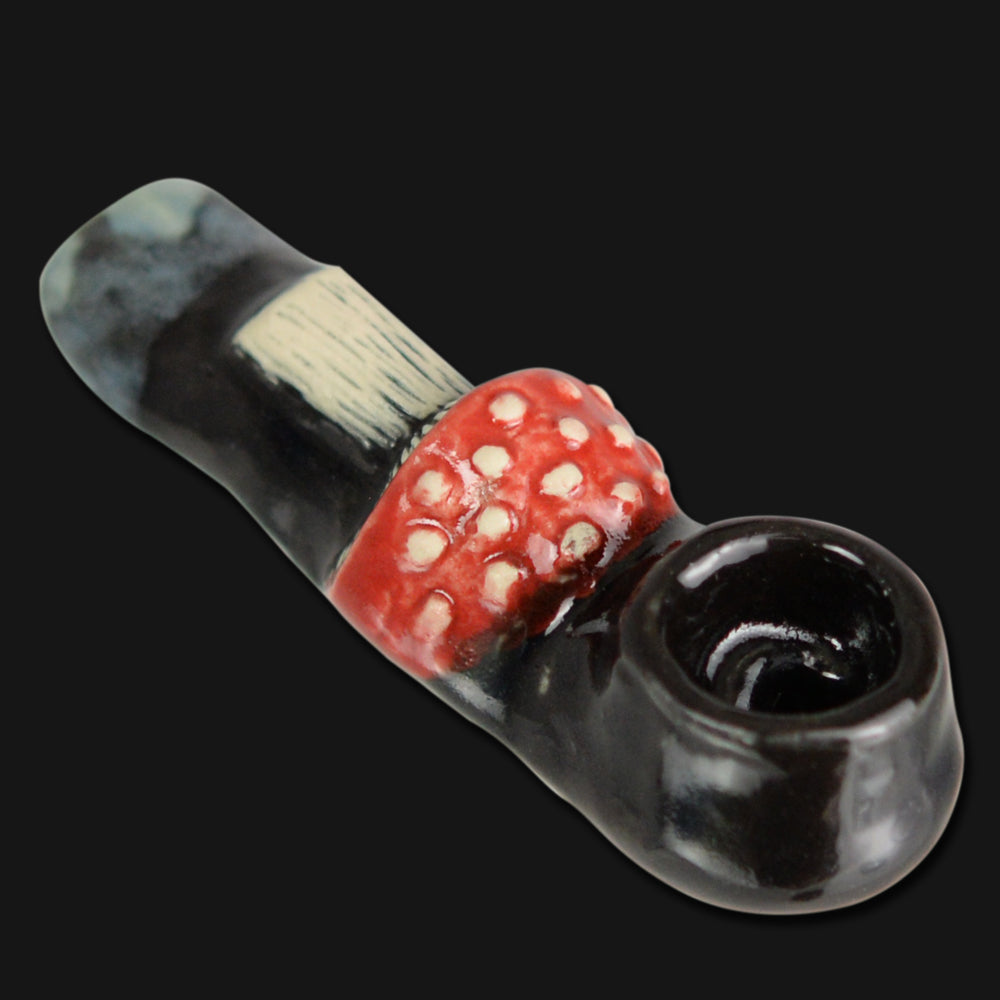 JM Ceramics - Shroom Pipe - Red
