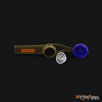 Thumbnail for PieceMaker - Karma GO Wildwood 4-Inch Silicone Hand Pipe side with bowl out.