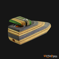 Thumbnail for SHOTGUN PIPES - GL-1 One-Small Bowl 3.25-Inch Maple Wood Pipe carb view.