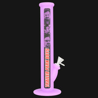 Thumbnail for Trailer Park Boys - Silibong 14-Inch Silicone Straight Tube Water Pipe