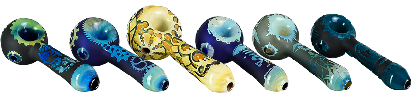 Liberty 503 Glass | 3D Fumed Glass Spoon Pipes