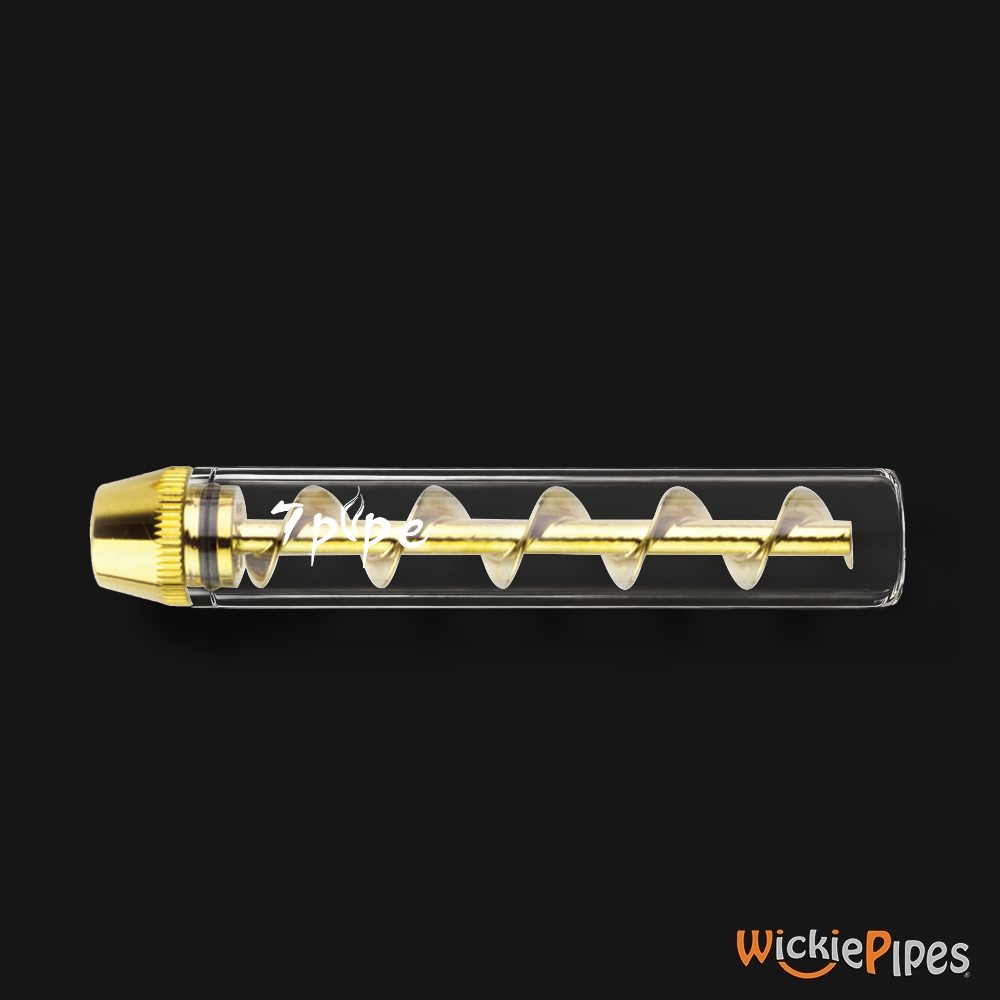 7Pipe Twisty Glass Blunt on side.