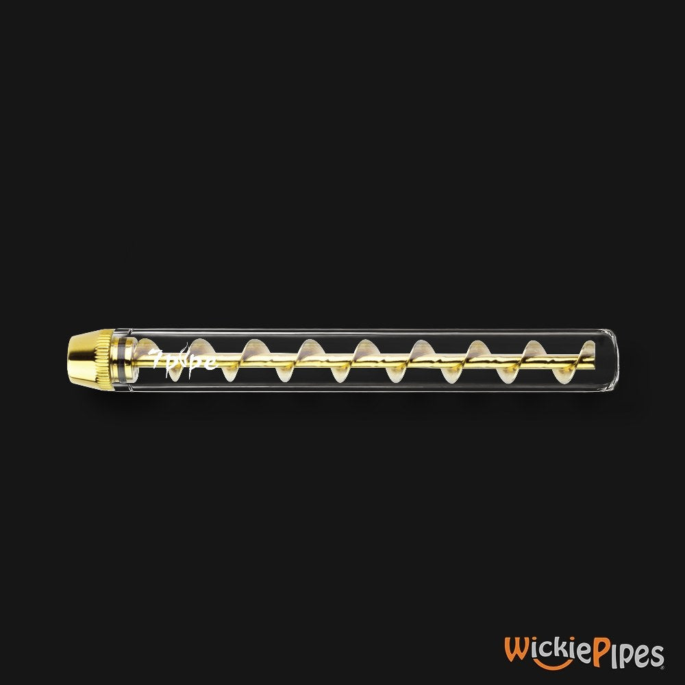 7Pipe Twisty XL Glass Blunt on side.