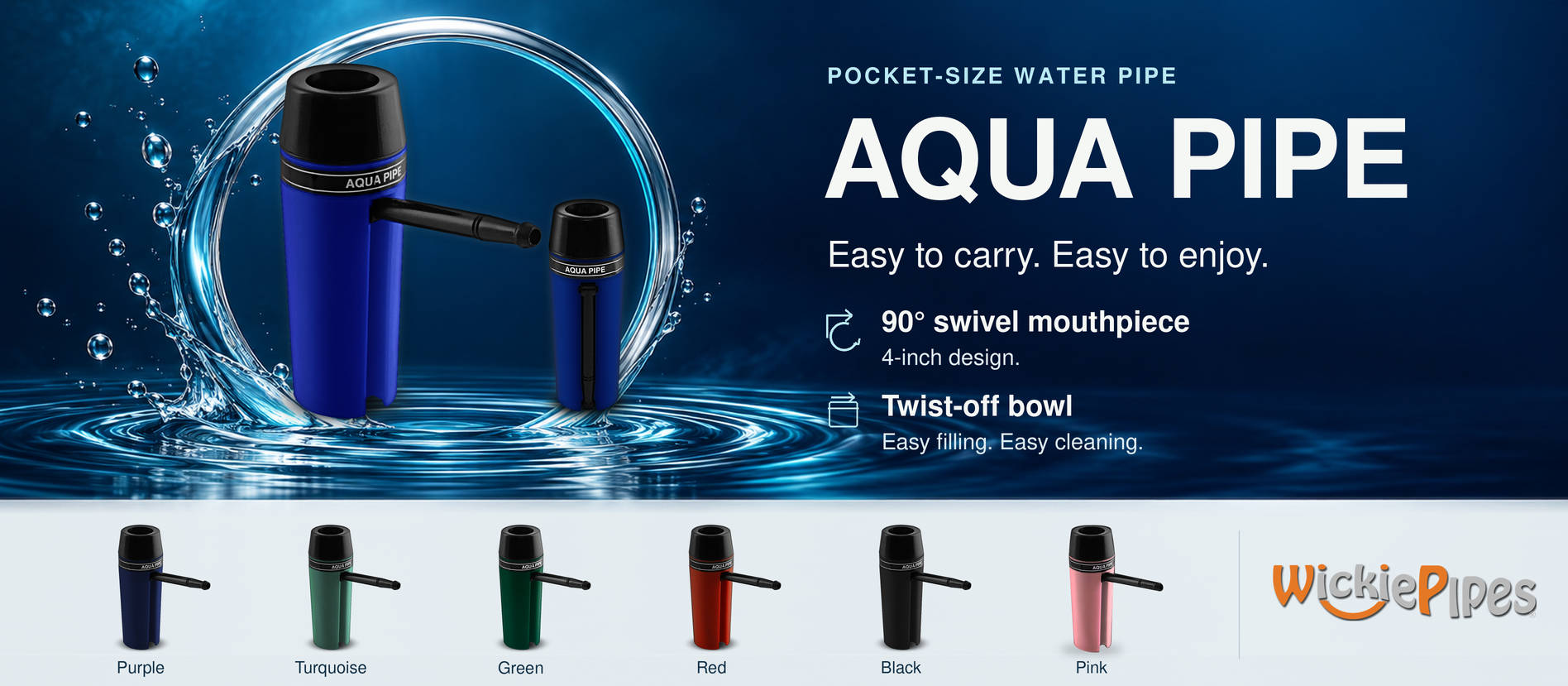 Aqua Pipe Bubbler Water Pipe