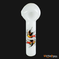 Thumbnail for Jellyfish Glass - Tattoo 5-Inch Glass Spoon Pipe