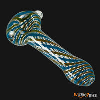 Thumbnail for Jellyfish Glass - Lost Sailor Latti Flat Mouth 4.25-Inch Glass Spoon Pipe