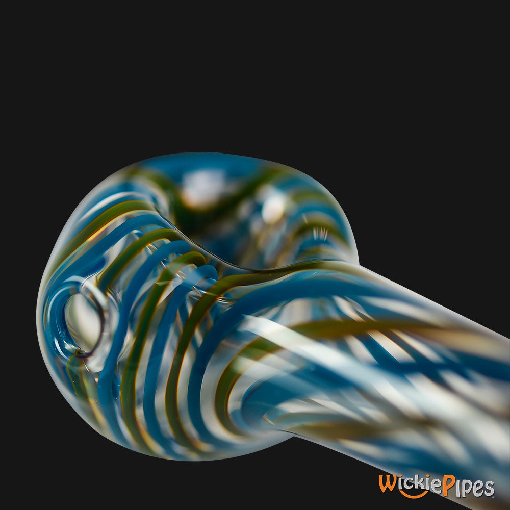 Jellyfish Glass - Lost Sailor Latti Flat Mouth 4.25-Inch Glass Spoon Pipe