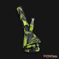 Thumbnail for EYCE Beaker Bong 12-Inch Indestructible Silicone Smoking Water Pipe Creature Green pieces storage stash