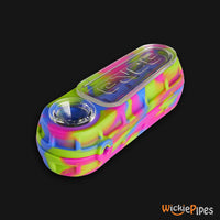 Thumbnail for EYCE Glacier Spoon 4.75-Inch Indestructible Silicone Smoking Pipe Cotton Candy