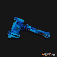 Thumbnail for EYCE Hammer Bubbler 7-Inch Indestructible Silicone Smoking Water Pipe Winter Blue carb