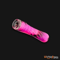 Thumbnail for EYCE Oraflex Textured Shorty 3.75-Inch Indestructible Silicone Chillum Smoking Pipe Bangin Pink