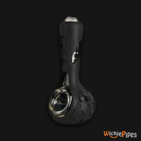Thumbnail for EYCE ProTeck Alien Spoon 4.5-Inch Indestructible Glass Silicone Smoking Pipe Black side carb