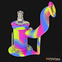 Thumbnail for EYCE RIG 2.0 6-Inch Silicone Dab Rig Indestructible Silicone Smoking Water Pipe Cotton Candy