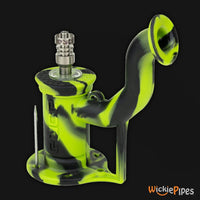 Thumbnail for EYCE RIG 2.0 6-Inch Silicone Dab Rig Indestructible Silicone Smoking Water Pipe Creature Green