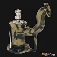Thumbnail for EYCE RIG 2.0 6-Inch Silicone Dab Rig Indestructible Silicone Smoking Water Pipe Whiskey Brown