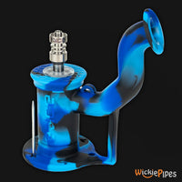 Thumbnail for EYCE RIG 2.0 6-Inch Silicone Dab Rig Indestructible Silicone Smoking Water Pipe Winter Blue