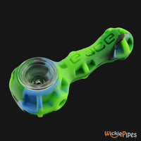 Thumbnail for EYCE Spoon 4-Inch Indestructible Silicone Smoking Pipe Planet Blue