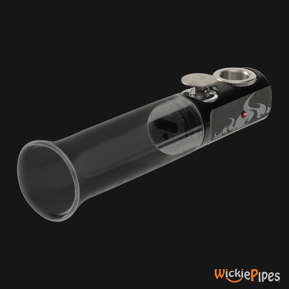 Fumo Pipe Bling Flame Black mouthpiece.