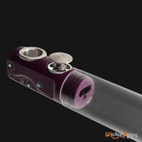 Thumbnail for Fumo Pipe Bling Swirl Purple close view.