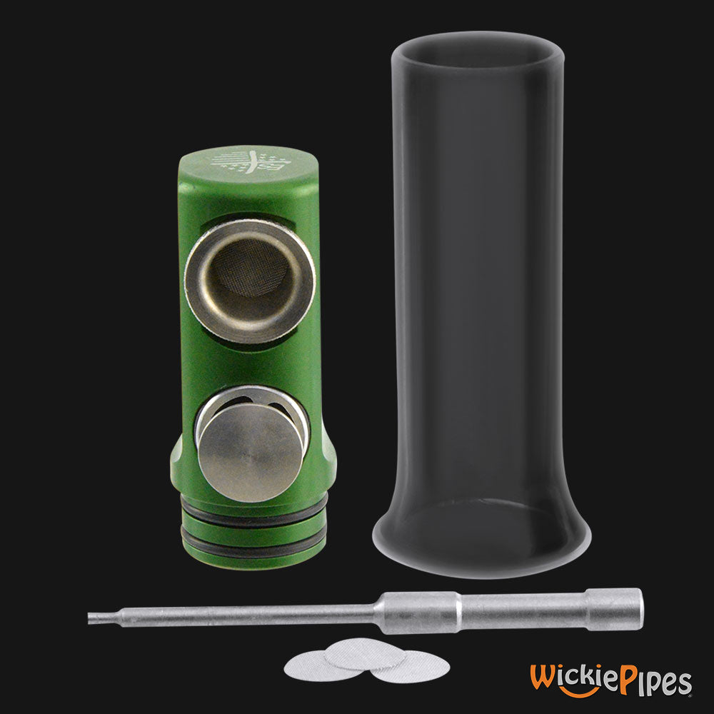 Fumo Pipe Green Original mouthpiece off screens and poker.