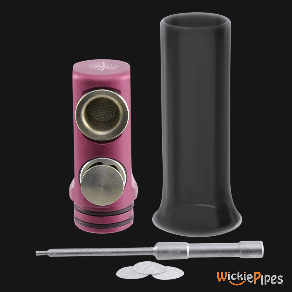 Fumo Pipe Pink Original mouthpiece off screens and poker.