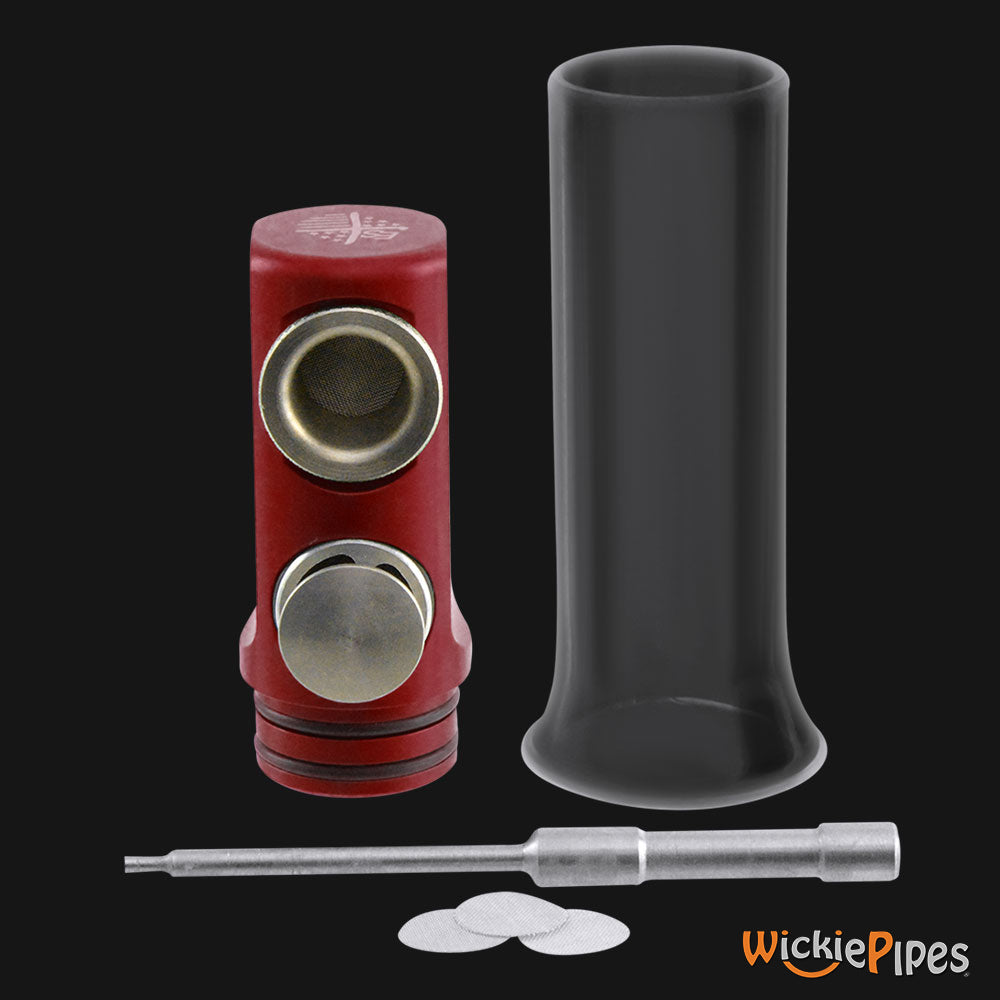 Fumo Pipe Red Original mouthpiece off screens and poker.