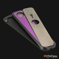 Thumbnail for Genius Pipe Blueberry Sky 3-piece Evolution Slider stainless steel screen Dimple-Filter