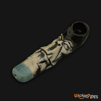 Thumbnail for JM Ceramics 4 Tooth Grin Ceramic Hand Pipe mouthpiece.