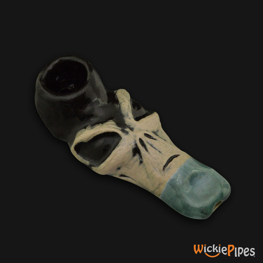 JM Ceramics Alien Ceramic Hand Pipe.