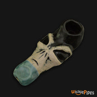 Thumbnail for JM Ceramics Alien Ceramic Hand Pipe mouthpiece.