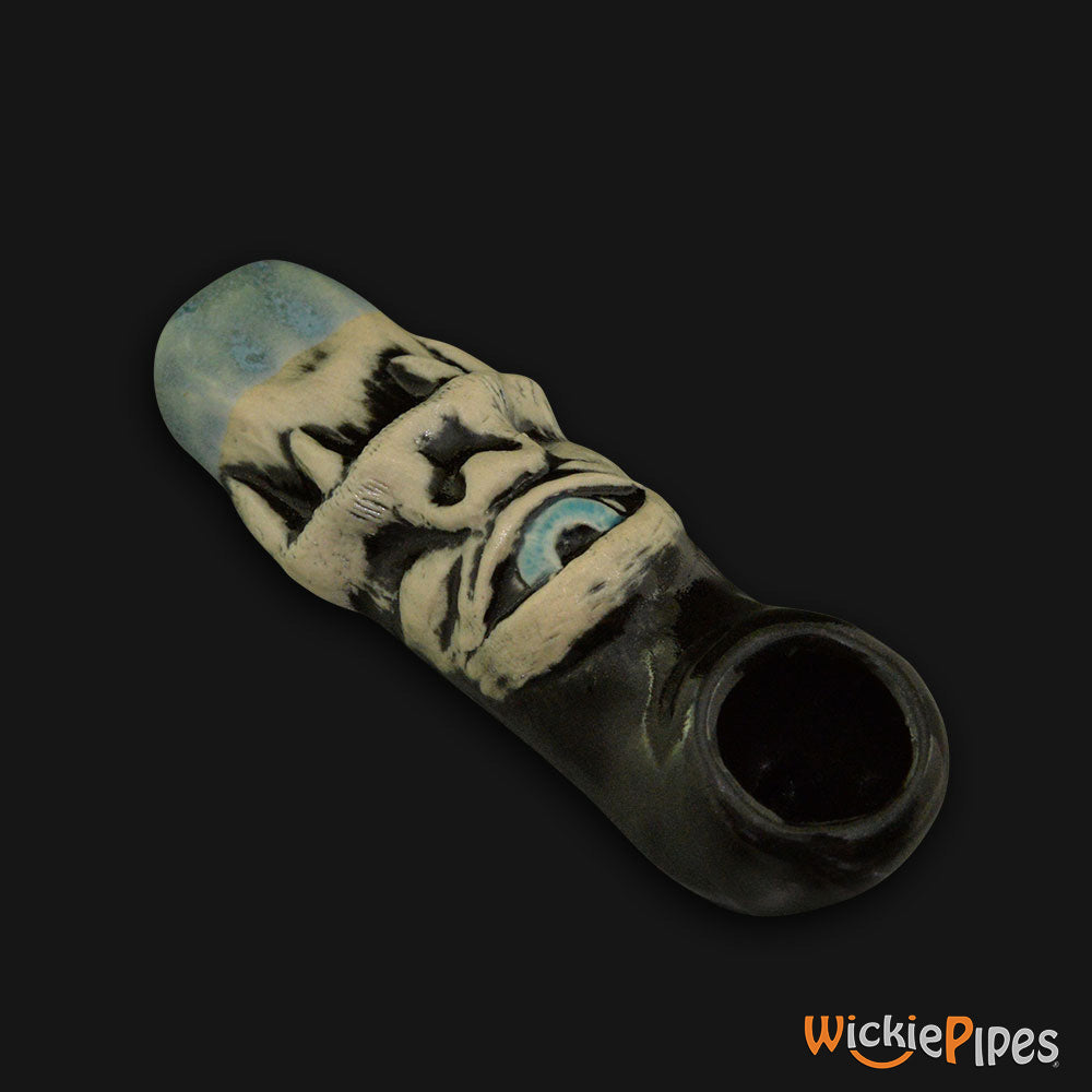 JM Ceramics Cyclops Ceramic Hand Pipe Blue bowl.