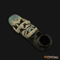 Thumbnail for JM Ceramics Cyclops Ceramic Hand Pipe Blue bowl.