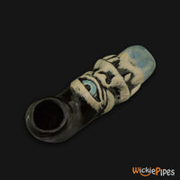 Thumbnail for JM Ceramics Cyclops Ceramic Hand Pipe Blue side.