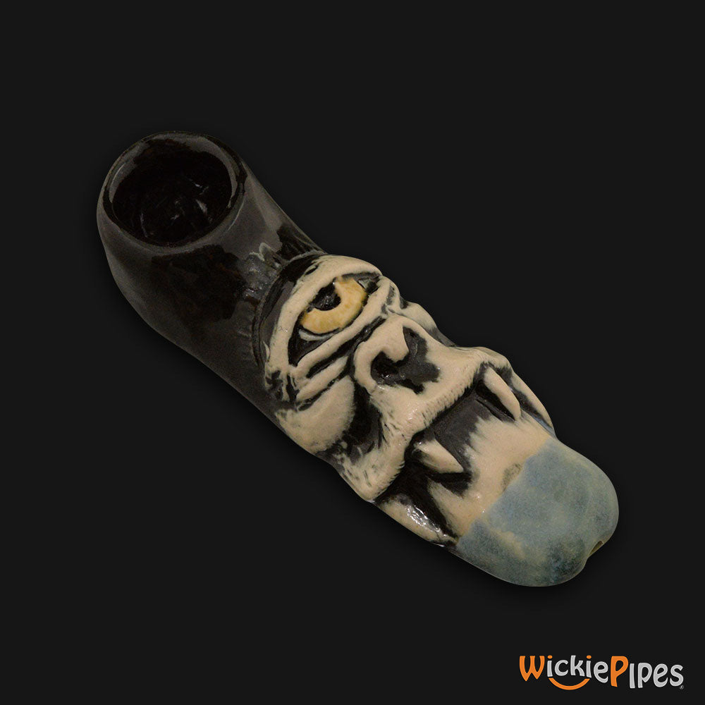 JM Ceramics Cyclops Ceramic Hand Pipe Yellow.