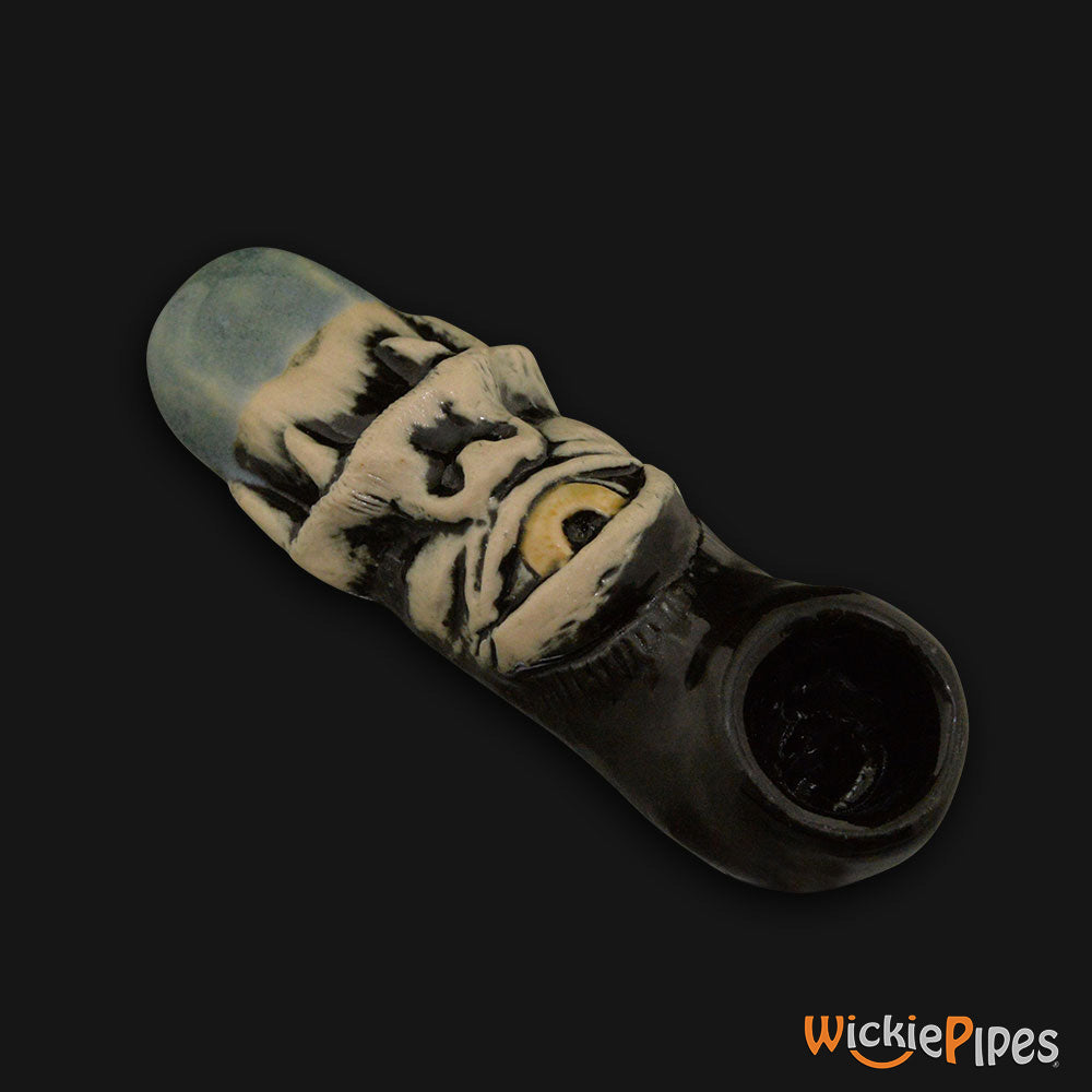 JM Ceramics Cyclops Ceramic Hand Pipe Yellow bowl.