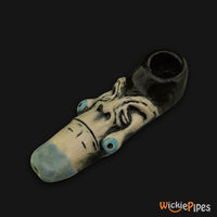 Thumbnail for JM Ceramics Eyes Falling Out Ceramic Hand Pipe mouthpiece.