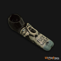 Thumbnail for JM Ceramics Fuck Work Ceramic Hand Pipe.