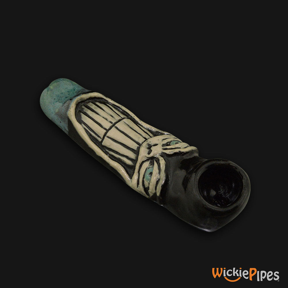 JM Ceramics Large Big Grin Ceramic Hand Pipe bowl.
