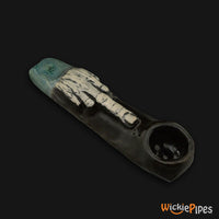 Thumbnail for JM Ceramics Large Middle Finger Ceramic Hand Pipe bowl.