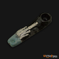 Thumbnail for JM Ceramics Large Middle Finger Ceramic Hand Pipe mouthpiece.