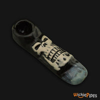 Thumbnail for JM Ceramics Medium Skull Ceramic Hand Pipe.