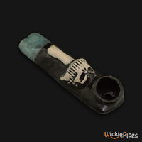 Thumbnail for JM Ceramics Mushroom Skull Ceramic Hand Pipe bowl.