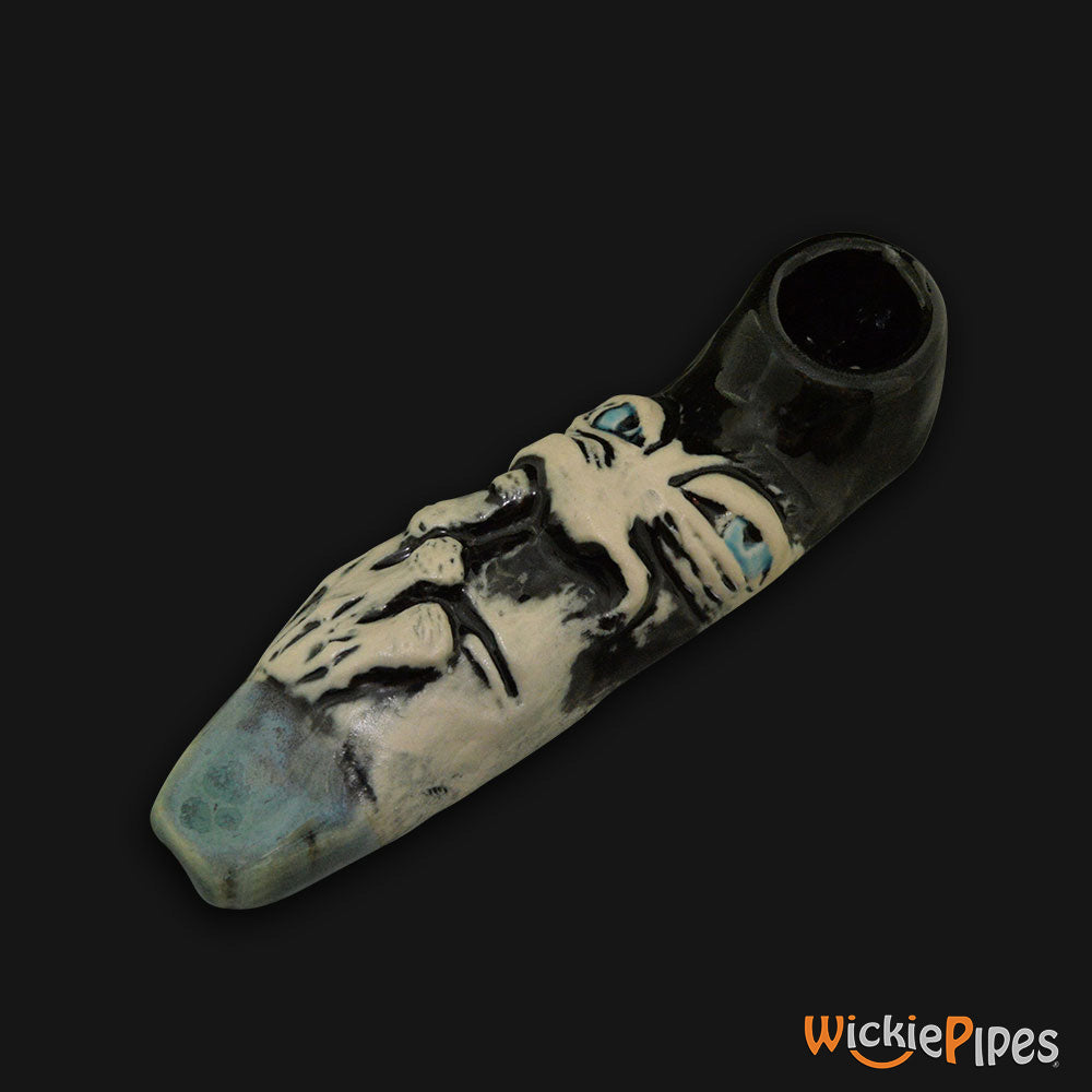 JM Ceramics Nose Picker Ceramic Hand Pipe mouthpiece.